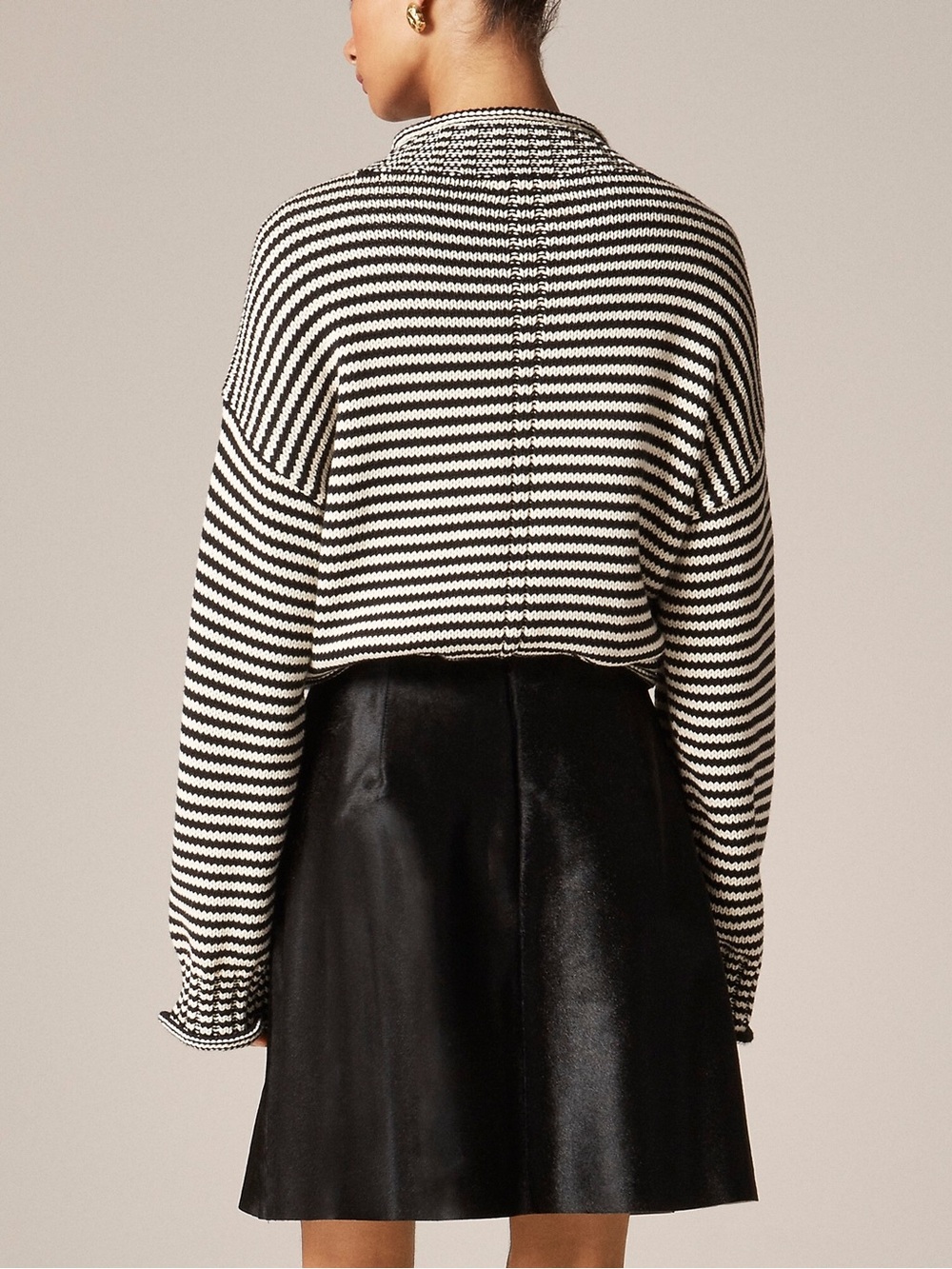 J CREW Collection Fairfax skirt in calf hair Black Size 12 $998 CQ527 - Picture 5 of 9